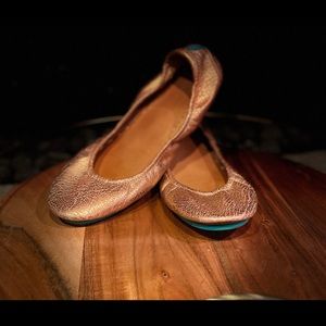 Tieks Rose Gold Glam Flats